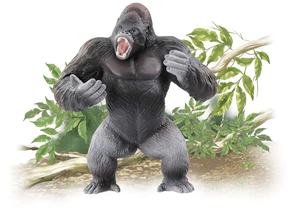 TAKARA TOMY Игрушка динозавр Ania Gorilla Animal Ages AS-36 (Дикая версия.) 3+