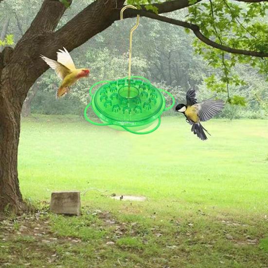 Кормушка для птиц Дизайн в форме цветка Кормушка для колибри Всепогодная поилка Интегрированный цветок