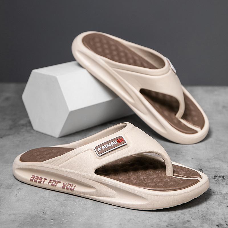 Мужские шлепанцы летние нескользящие уличные сандалии шина модные повседневные пляжные тапочки мужские