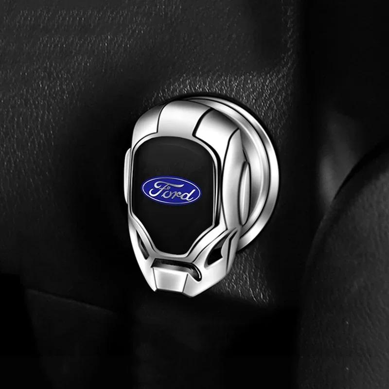 Car Sticker Car Start Stop Engine Push Button Cover Sticker for Ford Mustang Fusion Mondeo Explorer GT350 Fiesta F150 Focus MK2