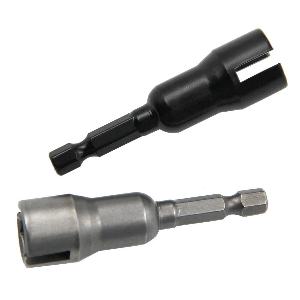 Черный шестигранный торцевой ключ 65 мм, электрическая отвертка, гаечный ключ-бабочка, набор аксессуаров для электроинструмента