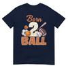 Born 2 Ball 2nd Birthday Sports 2 Year Old Boy Second Bday Tshirt