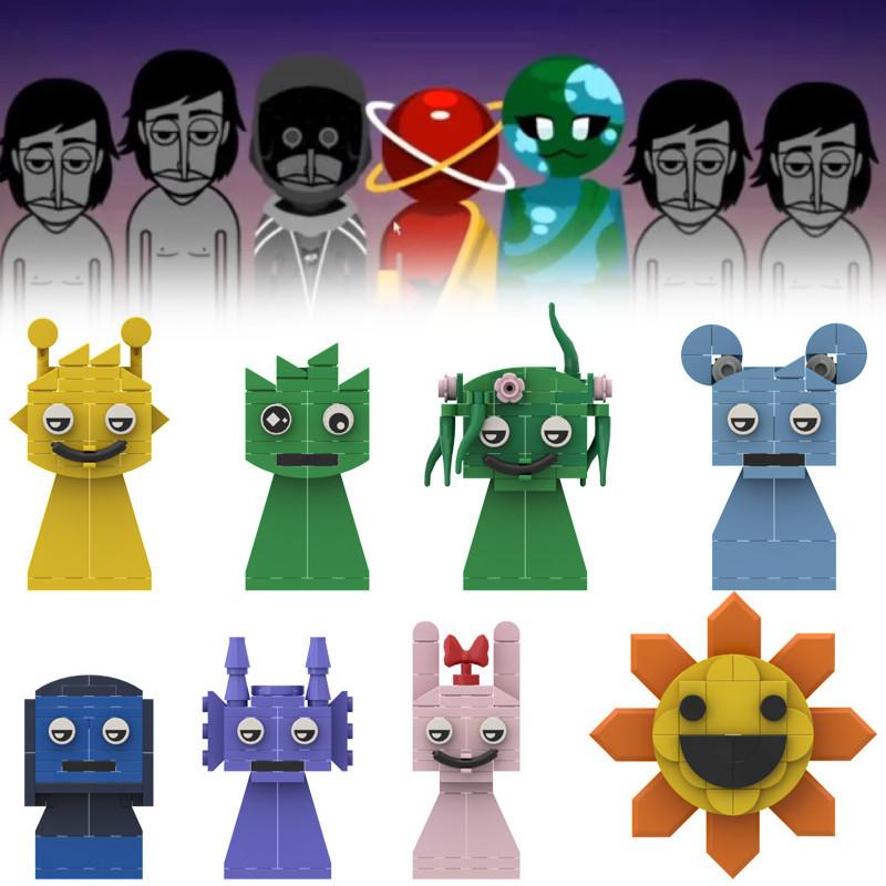 Building Incredibox Sprunki Blocks Set Construction Educational Toy Game Diy