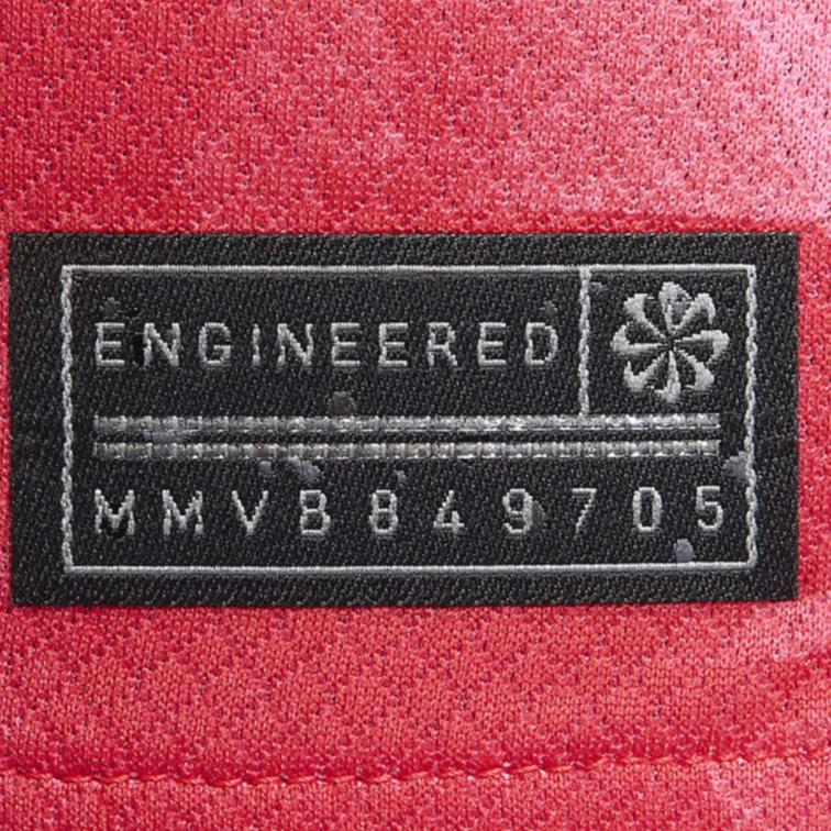 Nike Korea 2024 Stadium Home All Over Logo Print Crew Neck Casual Short Sleeve Football Shirt Women tops Red FJ4332-679