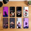 C-Крис Браун A-Американский рэпер Чехол для телефона для Samsung S26,S25,S24,S23,S22,S21,Ultra,Plus,FE Черный мягкий чехол