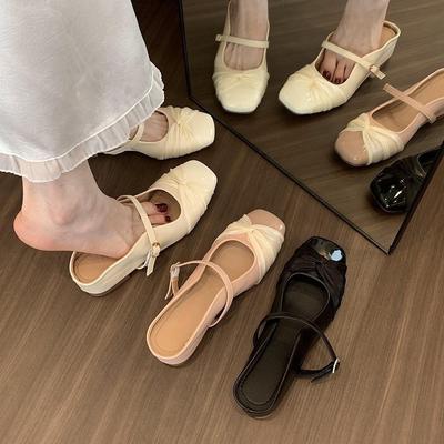 Внутреннее увеличение высоты розовая сумка голова полушлепанцы женские новый темперамент фея Мэри Джейн платформа одинарная обувь