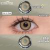 Eyeshare 1 пара корейских коричневых линз для глаз с диоптриями, натуральные цветные контактные линзы с диоптриями, красивые серые зрачки