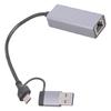 Алюминиевые USB C RJ45 Гигабитные Адаптеры 5000/2500/1000 Мбит/с Быстрые Интернет Соединители Штекеры Plug and Play Для Ноутбуков Настольных Компьютеров Планшетов Телефонов