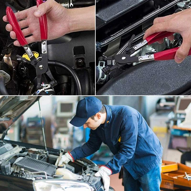 Универсальные автомобильные плоскогубцы для хомутов, инструмент для снятия автомобильных водопроводных труб, зажимы для шлангов охлаждающей жидкости, ручные инструменты с толстой ручкой