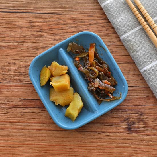 2 шт. блюдо для соуса с двойной решеткой, дизайн, многоцелевой длительный срок службы, маленькое блюдо, приправа, посуда для соевого соуса