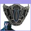 Латексная полумаска Скорпиона из Mortal Kombat для Хэллоуина и косплея