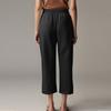 Fashion Women Fashion Casual Solid Color Drawstring Pocket Calf-Length Pants