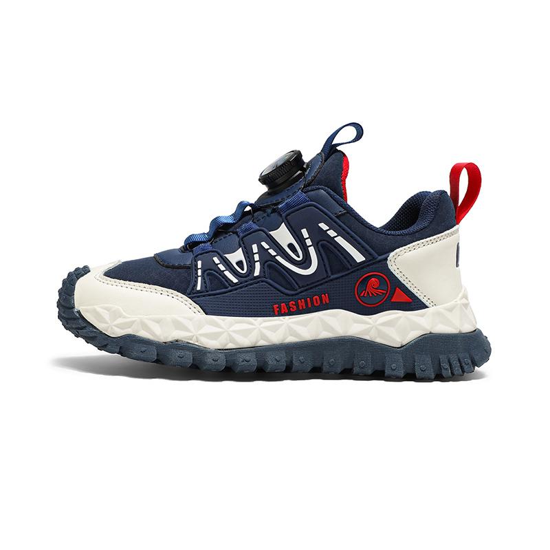 Поворотная пряжка для детей, походная обувь для мальчиков и девочек, для студентов, для занятий спортом, теннисом, бега, повседневные кроссовки на осень-зиму для детей