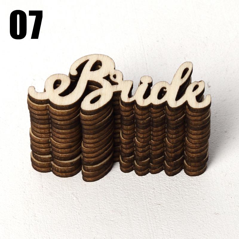 15 шт. украшения для дома, деревянные птицы, поделки для жениха, сделай сам, настольные конфетти, разбросанные любовные семейные письма