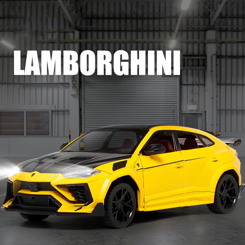 1/24 Lamborghini URUS Bison Mansory SUV Alloy Model Car Toy Diecasts Metal Casting Sound and Light Car Toys for Children Vehicle