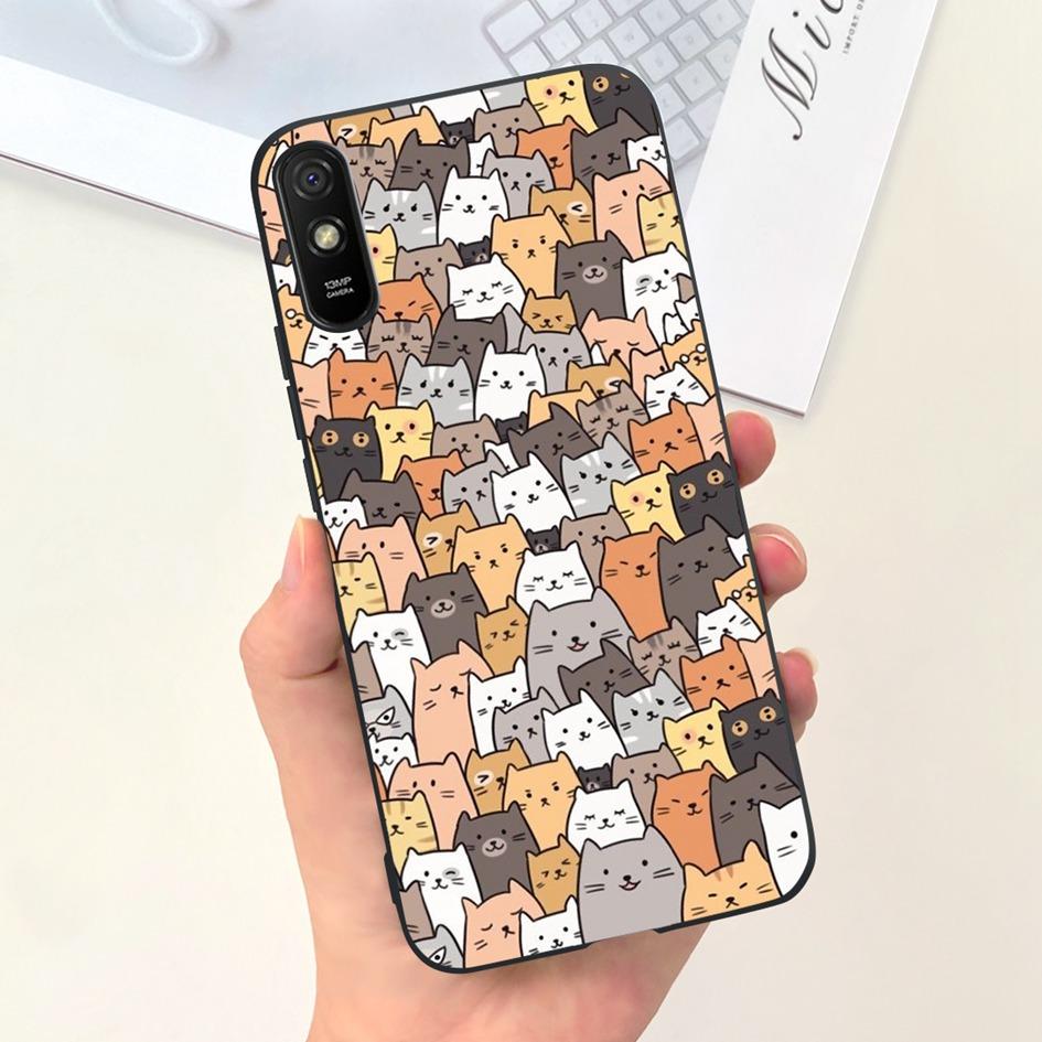 Для Xiaomi Redmi 9A Чехол Redmi 9AT Покрытие Модный Пейзаж Луна Мягкий Силикон Тонкий Funda Для Xiaomi Redmi 9i Redmi9i Спорт Coque