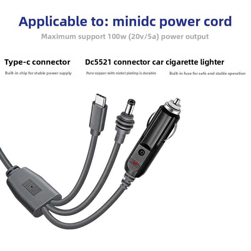 USB C to DC Power Cord 100W PD for Starlink Mini Outdoor Waterproof IP65 Braid Shielding Pure Copper 2m Customized OEM ODM