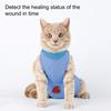 Cat Recovery Suit Breathable Kitten Onesie Bodysuit for Cats After Surgery Spay Abdominal Wounds Skin Diseases