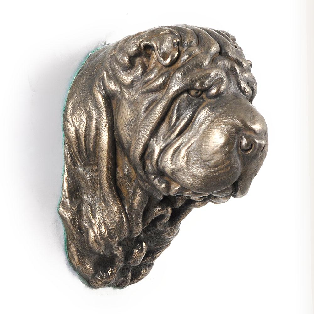 Shar Pei - Dog Statue, Hanging Bust, Unique Decoration for Dog Lover by Art-Dog Brand