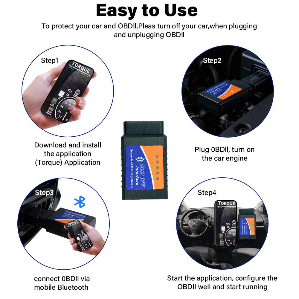 Сканер ошибок ELM327 V2.1 OBD2 Сканер BT/Wifi ELM 327 OBD Инструмент диагностики автомобиля Для Android /IOS PK Vgate Icar2