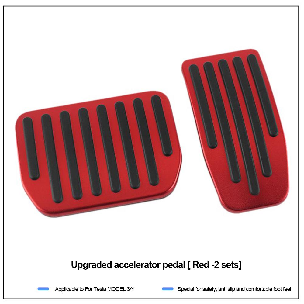 Применимо для Tesla Model 3/Y/2024 Renewal 3 Throttle Brake Rest Педаль тормоза Противоскользящая и износостойкая крышка аксессуара