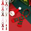 Clothes Dollhouse Accessories Handmade Material Mini Christmas Caps Doll Scarf Hat Knitted Scarves