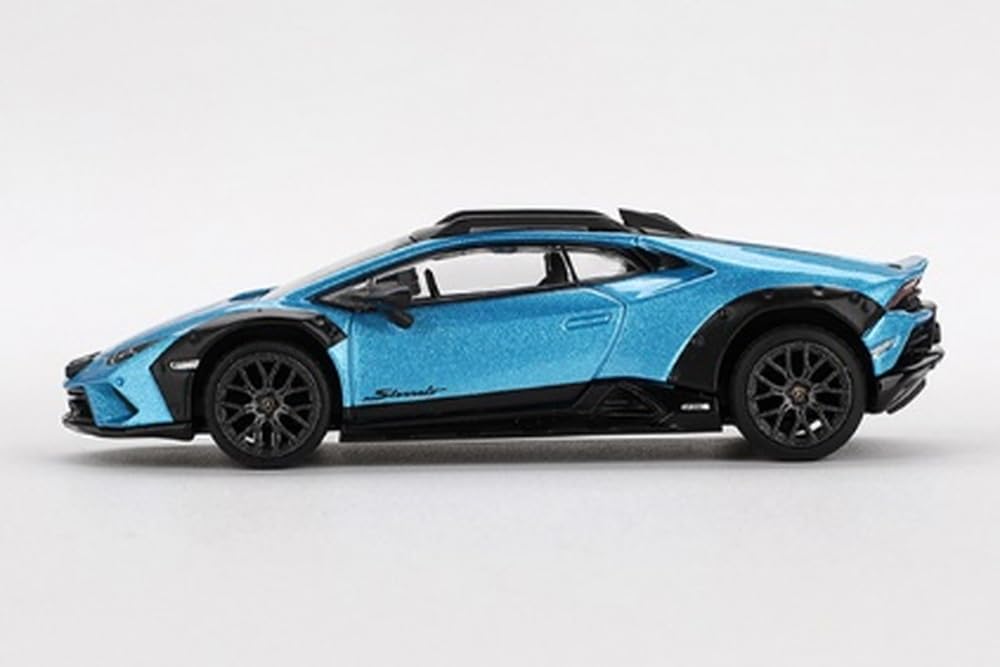 MINI GT 1/64 Lamborghini Huracan Sterrato Синий Аэгир (синий) (Левый руль) Готовый продукт