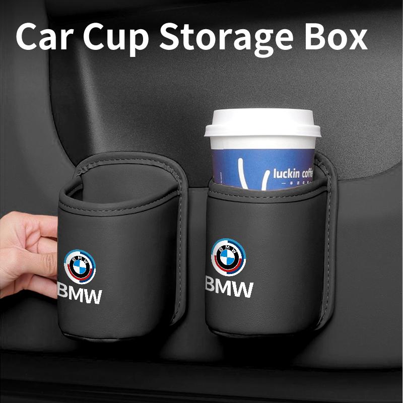 BAGI7 2026 Car Sticker Car Door Bracket Cup Holder Drink Storage Box Interior Organizers For BMW X1 X2 X3 X4 X5 X6 X7 F31 F48 F01 E46
