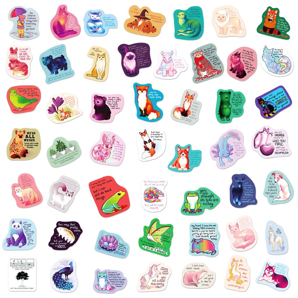 50Pcs New Stickers Cute Stickers Notebook Mobile Phone Stickers