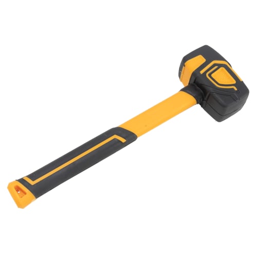 HFS (R) Rubber Hammer, Shockless Hammer, Large Hammer, Woodworking Hammer, 0.35kg