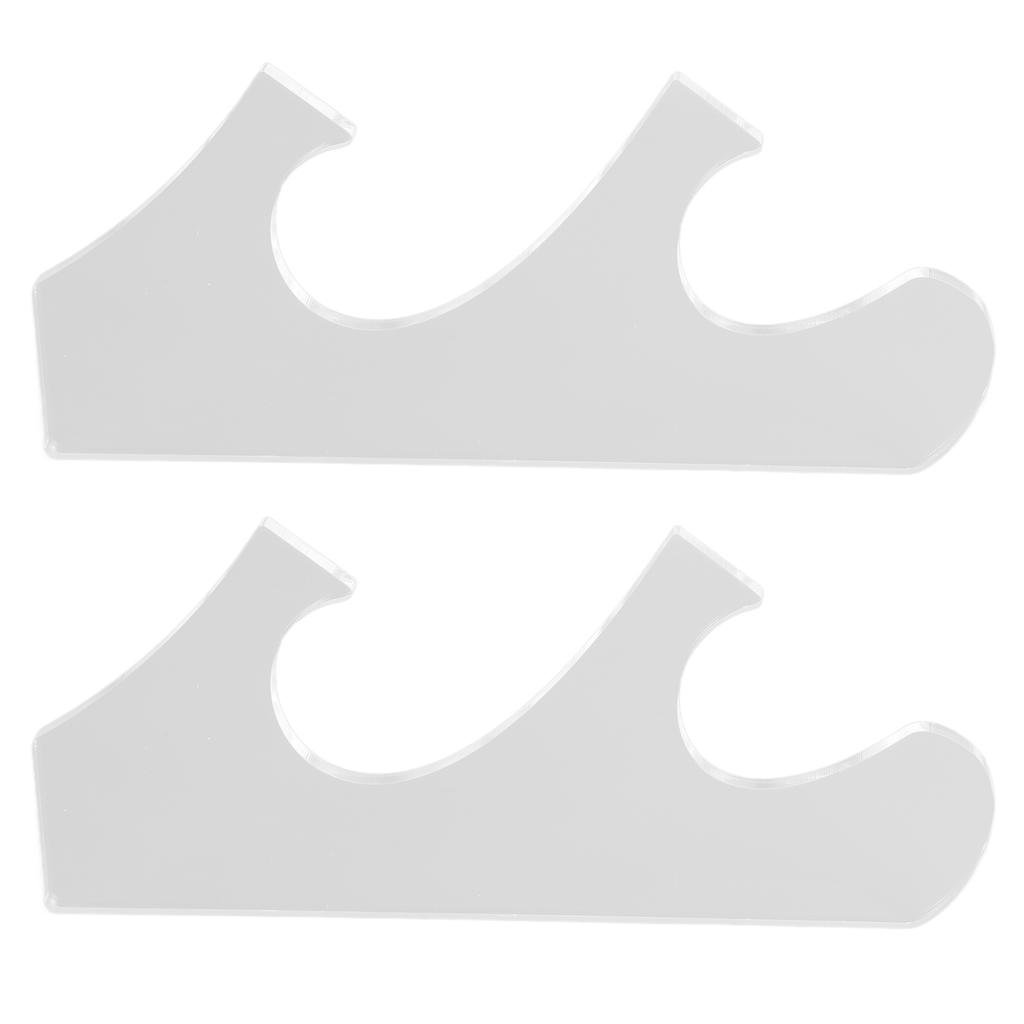 1 пара/набор многослойных винтажных подставок для мечей, стойка для меча из акрила, устойчивая к поломкам, прозрачная