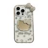 Применимый iPhone16Promax Зеркальный Китти Кошка Бант Звезда Блестки Чехол для Мобильного Телефона Apple 17 Женская Мода