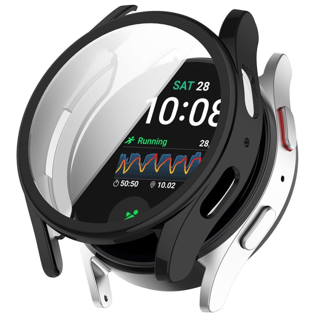 Чехол из ТПУ + нейлоновый ремешок с петлей для Samsung Galaxy Watch 7, 4, 5, 6, 40 мм, 44 мм, силиконовый бампер из ТПУ, защита экрана, полные аксессуары