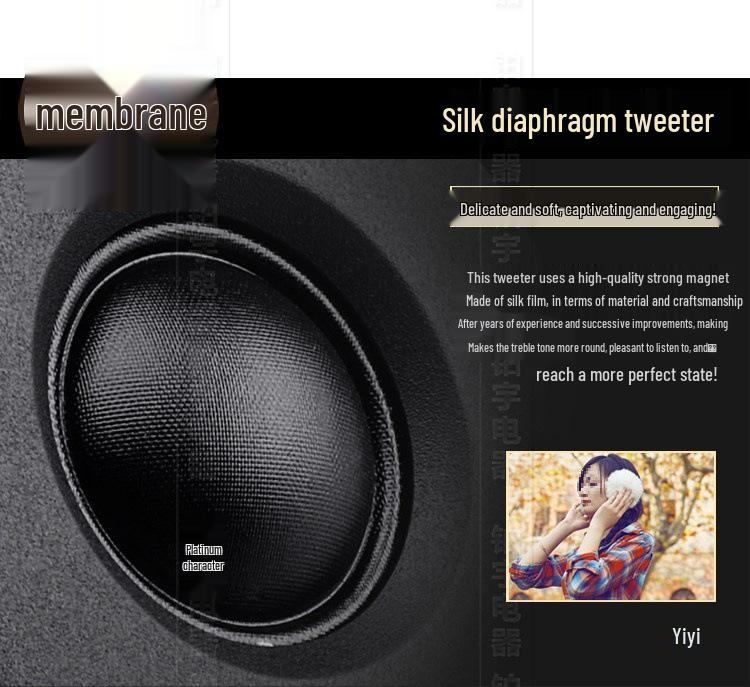 WSEDA Новая модель 28-ядерный высококачественный 6-омный твитер с шелковым куполом.