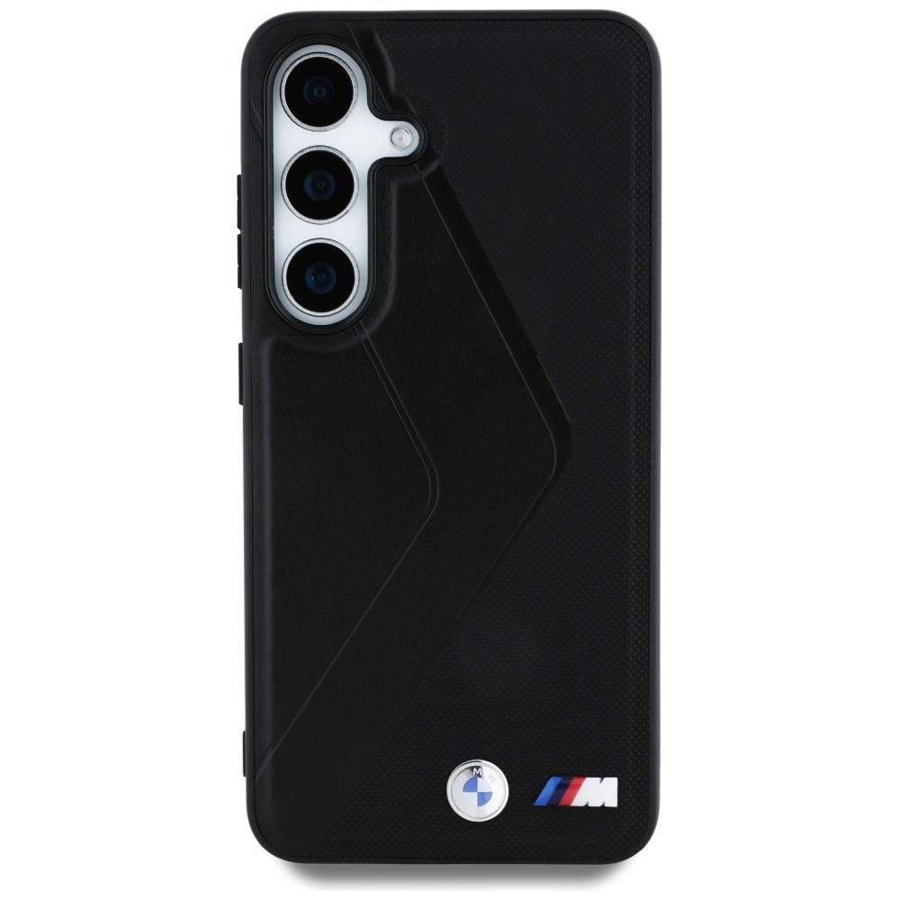 Etui do Samsung Galaxy S25 BMW MagSafe Skóra Czarne