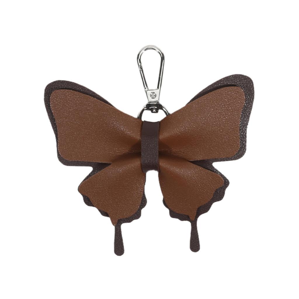 Милый бант искусственная кожа кулон брелок бабочка узел анти-потеря брелок сумка рюкзак орнамент украшение