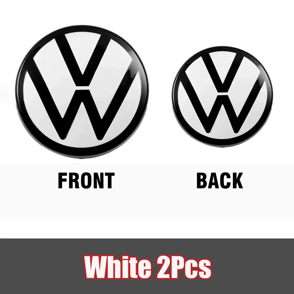 XJBRL1 For VW Car Original Front Grill Rear Trunk Emblem Lid Covers Logo Sticker For Volkswagen Golf 6 Mk6 7 7.5 8 VARIANT Polo 2013-