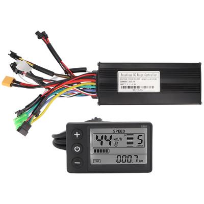 DC 24V 36V 48V 30A Контроллер синусоидальной волны S866 ЖК-дисплей Комплект контроллера двигателя электровелосипеда для