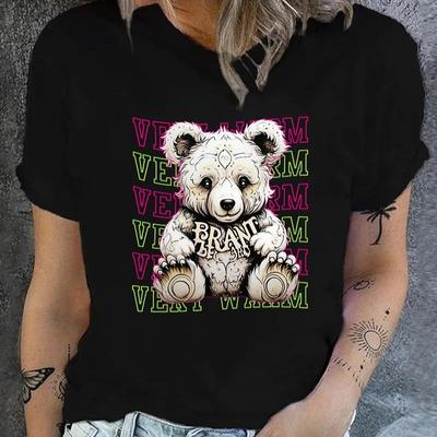 Женская однотонная футболка с круглым вырезом, дышащий хлопок, для жарких дней и повседневных встреч