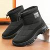 Snow Boots for Women In Winter, Warm and Plush Thick Shoes for Both Men and Women, Outdoor Sports Thick Soled Cotton Shoes