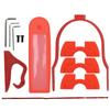 Electric Scooter Accessories Kit Set Silicone Protective CoverHookDamping+Rear Mudguard Bracket Fit