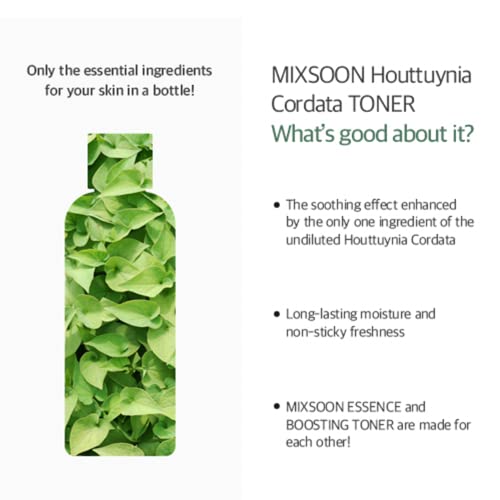 [Mixsoon] Heartleaf Toner Hydrating Refreshing Daily Facial Toner 300ml