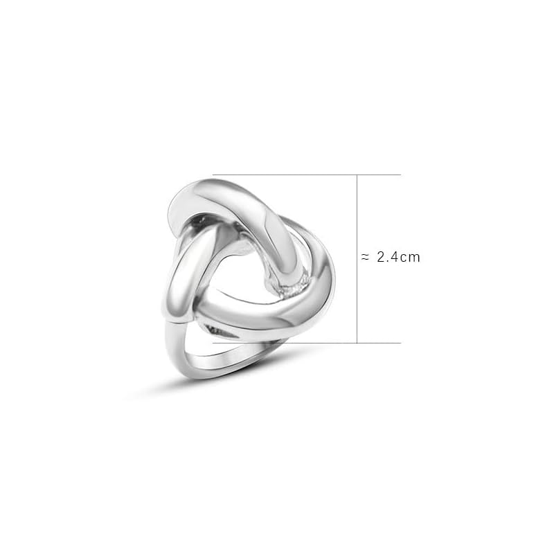 [sakuto] ring men's ring stainless simple silver color cross cross (14)