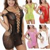Женское сетчатое нижнее белье, мини-платье BabyDoll в сеточку, боди свободного размера