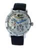 Charles Hubert 4038-C Men's Mechanical Hand-Wound Skeleton Watch, Black