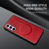 For Samsung Galaxy A56 A55 A54 A53 A52 A52S A51 PU Leather Magnetic Ring Soft Edge Anti-Drop Anti-Fingerprint Phone Case