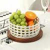 Корзина для хранения неправильной формы, большой вместимости, фруктовое блюдо, модный дуршлаг, гостиная