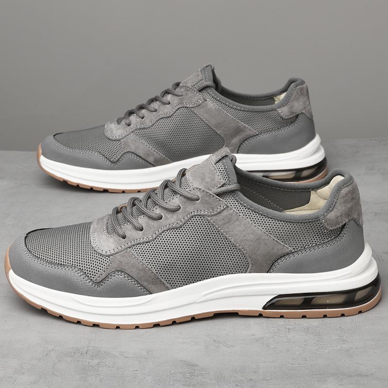 Модная мужская обувь из натуральной кожи, новые модные мужские кроссовки, удобная легкая повседневная обувь для прогулок на открытом воздухе, теннисная обувь для мужчин