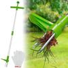 39inch Weed Puller Long Handle Weeder Hand Tool with Stainless Steel Claw Sturdy Lightweight Weed Root Pulling Tool for Lawn