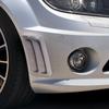 For Benz W204 S204 C63 AMG 2007 2008 2009 2010 Car Front Bumper Splitter Side Air Vent Outlet Covers ABS Accessories
